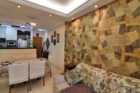 Sala de apartamento à venda com 3 quartos, 84m² em Rudge Ramos, São Bernardo do Campo