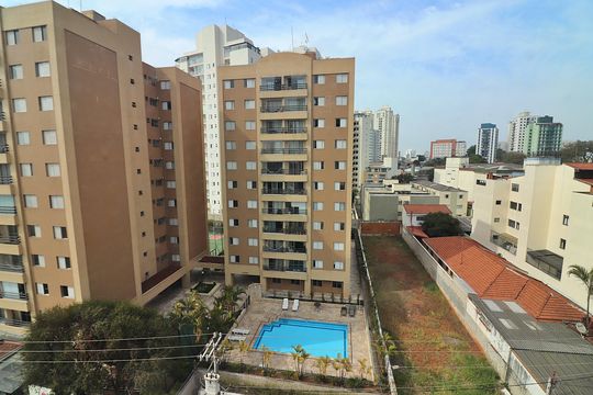 Sala Vista de apartamento à venda com 3 quartos, 84m² em Rudge Ramos, São Bernardo do Campo