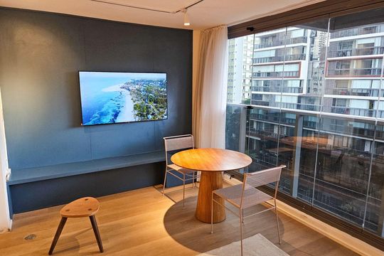 Sala de apartamento para alugar com 1 quarto, 37m² em Jardim Paulista, São Paulo