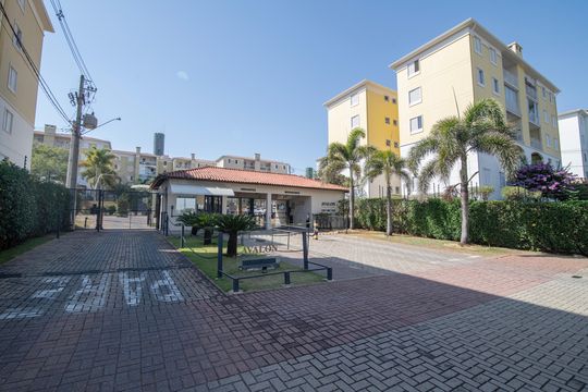 Fachada do Condomínio de apartamento para alugar com 2 quartos, 57m² em Vila Sao Francisco, Hortolândia