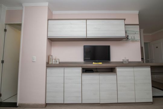Sala de apartamento para alugar com 2 quartos, 57m² em Vila Sao Francisco, Hortolândia
