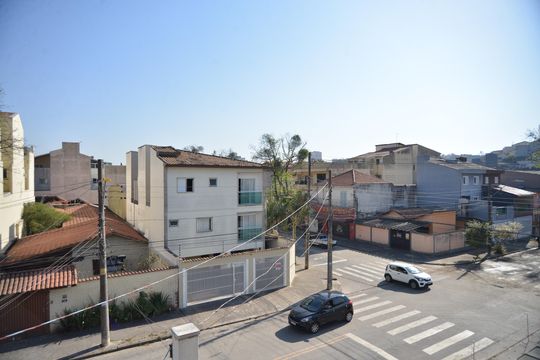 Vista da Sacada da Suíte 3 de apartamento à venda com 3 quartos, 160m² em Vila Pires, Santo André