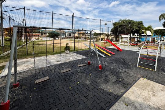 Área comum - Playground de casa de condomínio para alugar com 2 quartos, 95m² em Guaratiba, Rio de Janeiro