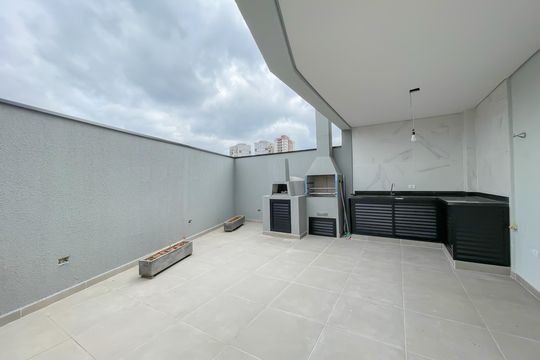 Área comum - Churrasqueira de casa de condomínio à venda com 2 quartos, 67m² em Vila Osasco, Osasco