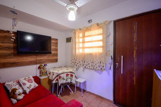 Sala/Cozinha de apartamento à venda com 1 quarto, 36m² em Aclimação, São Paulo