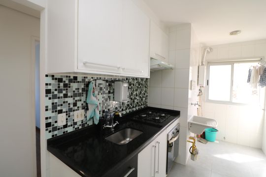 Cozinha de apartamento à venda com 2 quartos, 48m² em Jardim Vila Formosa, São Paulo