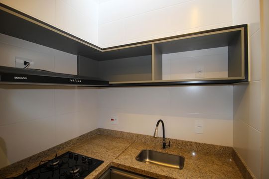 Cozinha de kitnet/studio para alugar com 1 quarto, 32m² em Jardim Icatu, Votorantim