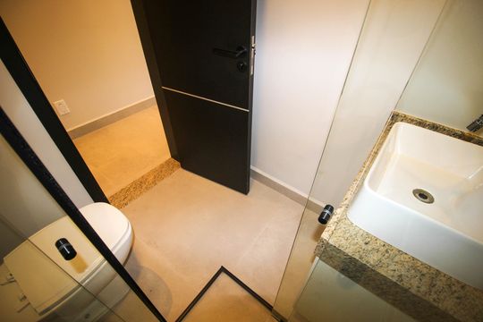 Banheiro Social de kitnet/studio para alugar com 1 quarto, 32m² em Jardim Icatu, Votorantim