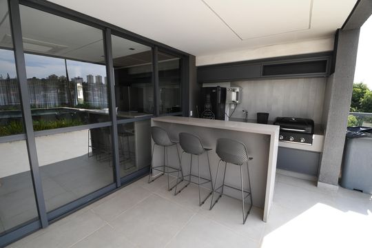 Área comum - Churrasqueira de apartamento à venda com 2 quartos, 58m² em Nova Campinas, Campinas