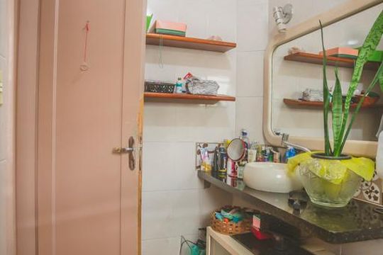 Banheiro de apartamento à venda com 2 quartos, 80m² em Bosque da Saúde, São Paulo