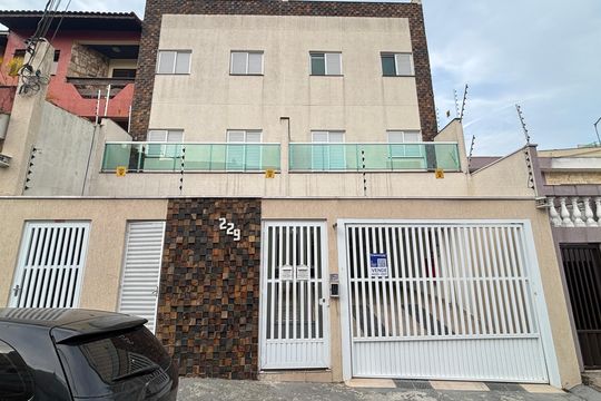 Fachada de apartamento à venda com 2 quartos, 105m² em Vila Humaita, Santo André