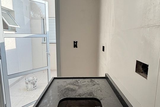 Cozinha de apartamento à venda com 2 quartos, 58m² em Vila Amabile Pezzolo, Santo André