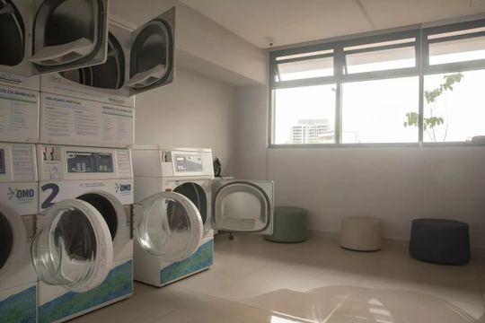 Área comum - Lavanderia de kitnet/studio à venda com 1 quarto, 45m² em Vila Clementino, São Paulo