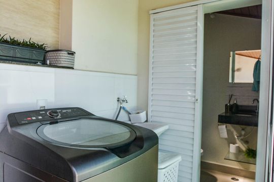 Área de Serviço de apartamento à venda com 2 quartos, 100m² em Vila Curuçá, Santo André