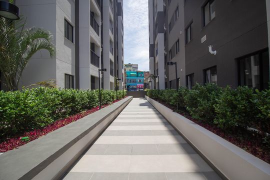 Área comum de apartamento para alugar com 2 quartos, 38m² em Vila Marina, São Paulo