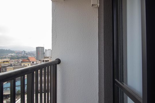 Varanda da Sala de apartamento para alugar com 2 quartos, 38m² em Vila Marina, São Paulo