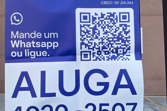 Placa de apartamento para alugar com 2 quartos, 45m² em Parque Cisper, São Paulo
