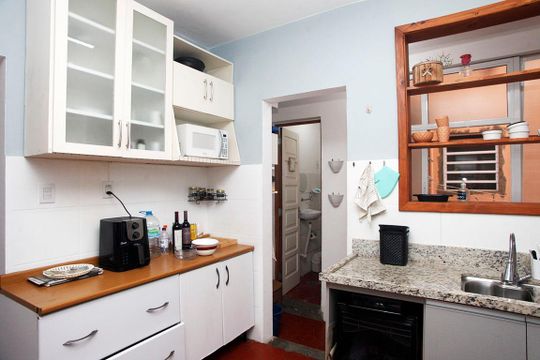 Cozinha de apartamento à venda com 3 quartos, 98m² em Cidade Baixa, Porto Alegre