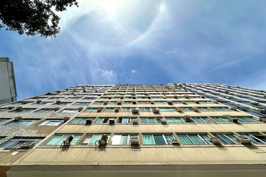 Fachada de apartamento à venda com 1 quarto, 45m² em Lapa, Rio de Janeiro