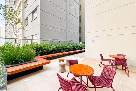 Área comum de apartamento para alugar com 1 quarto, 22m² em Vila Mariana, São Paulo