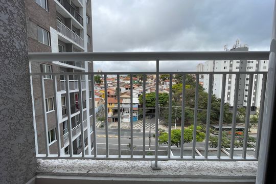 Varanda da Sala de apartamento para alugar com 1 quarto, 25m² em Vila Butantã, São Paulo