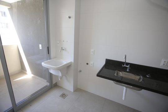 Área de Serviço de kitnet/studio para alugar com 1 quarto, 50m² em Barro Preto, Belo Horizonte