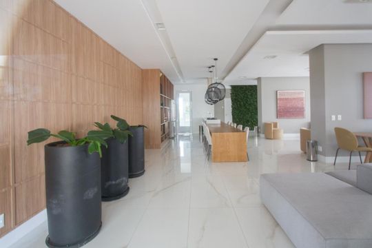 Área comum de apartamento à venda com 3 quartos, 84m² em Jardim Caravelas, São Paulo