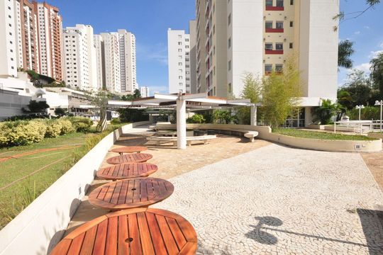 Área Externa de apartamento para alugar com 1 quarto, 40m² em Super Quadra Morumbi, São Paulo