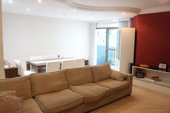 Sala de apartamento à venda com 3 quartos, 128m² em Santa Paula, São Caetano do Sul