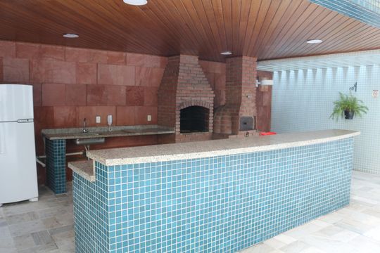 Área comum - Churrasqueira de apartamento à venda com 3 quartos, 128m² em Santa Paula, São Caetano do Sul