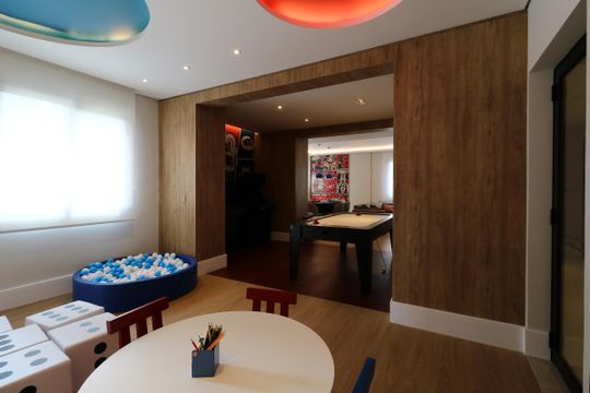 Área Comum - Brinquedoteca de apartamento à venda com 3 quartos, 117m² em Vila Bastos, Santo André