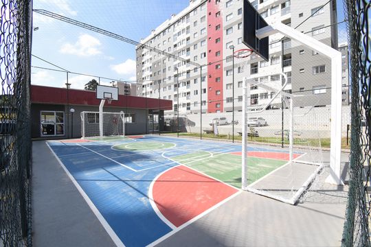 Área comum - Quadra Poliesportiva de apartamento para alugar com 2 quartos, 59m² em Colônia Rio Grande, São José dos Pinhais