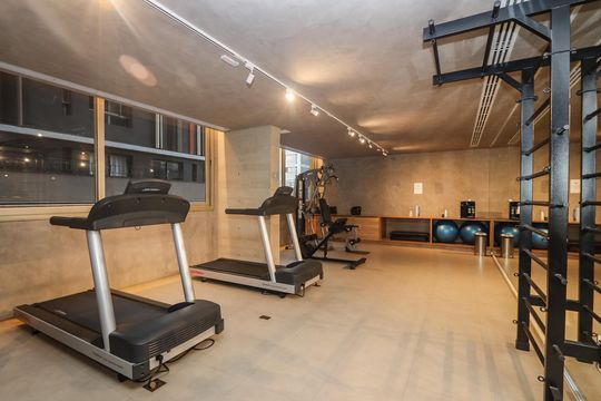 Área comum - Academia de kitnet/studio à venda com 1 quarto, 58m² em Jardins, São Paulo