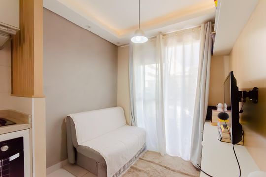 Sala de apartamento à venda com 1 quarto, 29m² em Jardim da Gloria, São Paulo