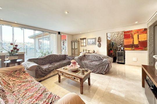 Sala de apartamento à venda com 4 quartos, 200m² em Santo Antônio, Belo Horizonte