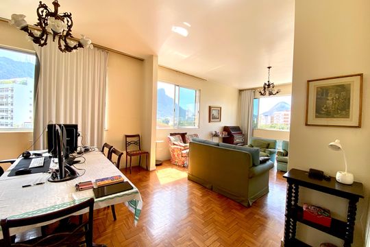 Sala de apartamento à venda com 4 quartos, 180m² em Gávea, Rio de Janeiro