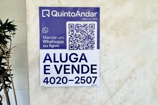 Placa de apartamento à venda com 4 quartos, 180m² em Gávea, Rio de Janeiro