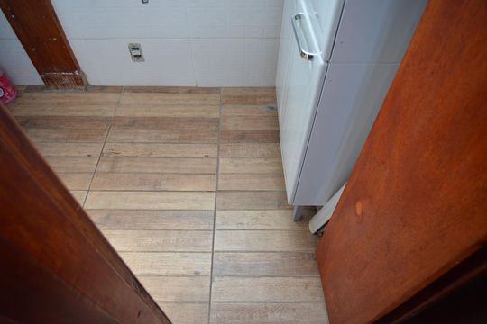 Área de Serviço de apartamento à venda com 3 quartos, 138m² em Vila Pires, Santo André