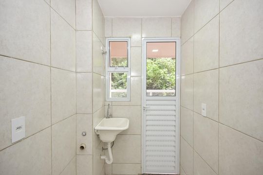 Área de Serviço de kitnet/studio à venda com 1 quarto, 34m² em Jardim Ampliacao, São Paulo