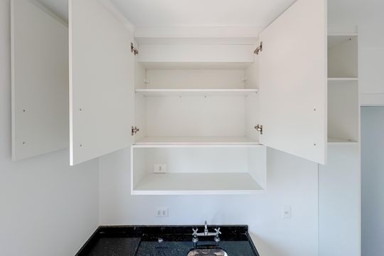 Cozinha - Armários de kitnet/studio para alugar com 1 quarto, 26m² em Cursino, São Paulo
