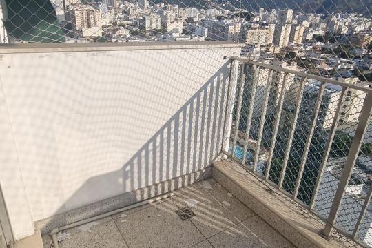Varanda de apartamento à venda com 3 quartos, 110m² em Maracanã, Rio de Janeiro