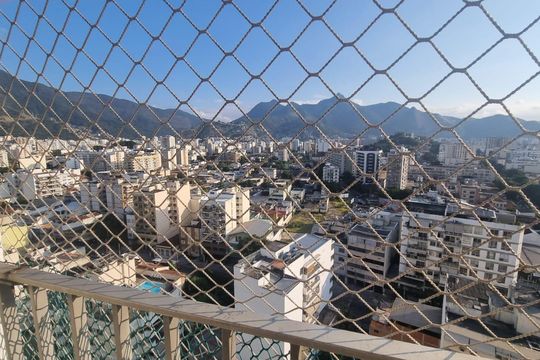 Varanda de apartamento à venda com 3 quartos, 110m² em Maracanã, Rio de Janeiro