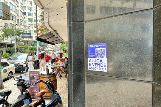 Placa de apartamento à venda com 3 quartos, 140m² em Copacabana, Rio de Janeiro