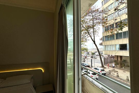 Varanda Suíte 1 de apartamento à venda com 3 quartos, 140m² em Copacabana, Rio de Janeiro