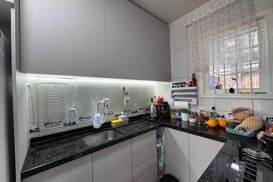 Cozinha de casa à venda com 2 quartos, 44m² em Campina, São Leopoldo