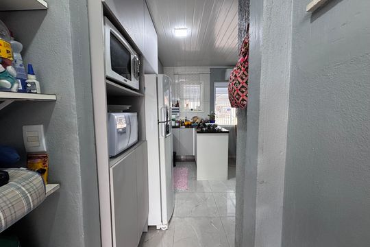 Cozinha de casa à venda com 2 quartos, 44m² em Campina, São Leopoldo