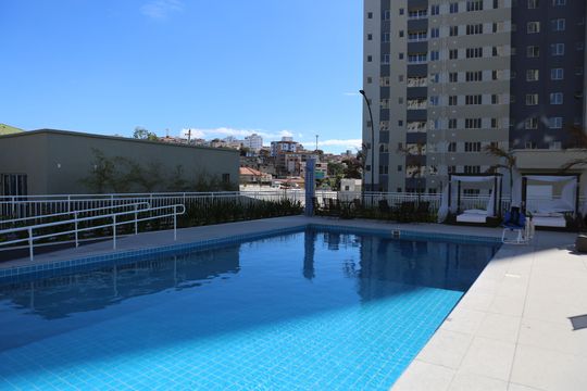 Área comum de apartamento à venda com 2 quartos, 46m² em Novo Riacho, Contagem
