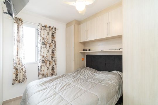 Quarto 2 de apartamento à venda com 2 quartos, 47m² em Jardim Cotinha, São Paulo
