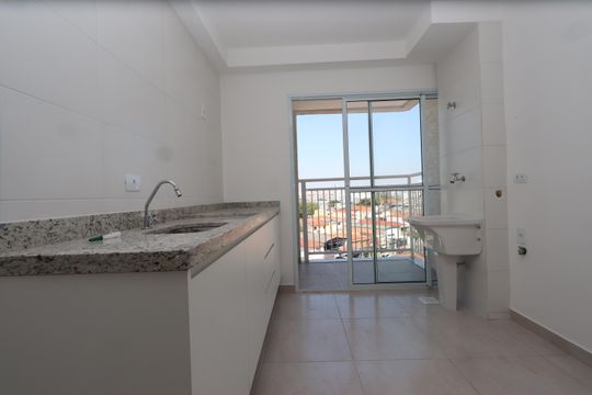 Cozinha de apartamento para alugar com 2 quartos, 48m² em Vila Zelina, São Paulo