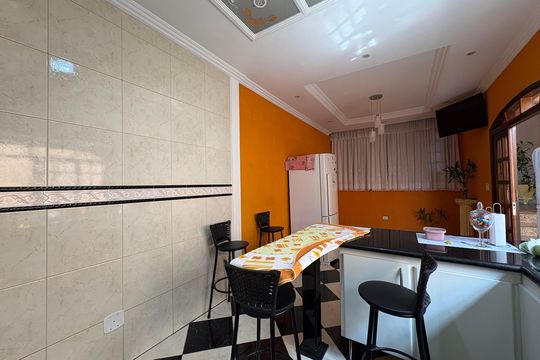 Cozinha de casa à venda com 4 quartos, 162m² em Parque Oratório, Santo André